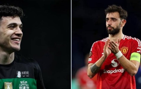 要价7000万镑！镜报：若B费离队，曼联或买阿莫林旧部贡萨尔维斯