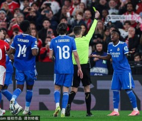 组图：欧冠皇马1-0本菲卡 小熊破门染黄+遭歧视罢赛