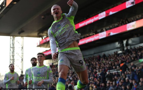 高清：英超曼城3-0 哈兰德梅开二度