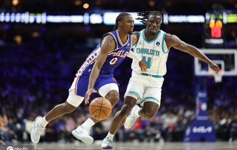 马克西28+6+9格兰姆斯24分 76人胜黄蜂