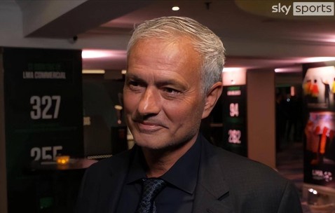 穆里尼奥入选英格兰名人堂，不希望国米夺冠，看好曼联主帅阿莫林