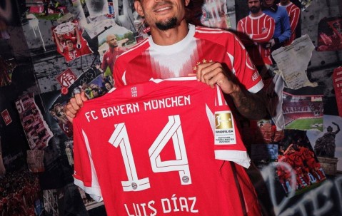 德甲巨人高空添翼，路易斯·迪亚斯7500万空降安联