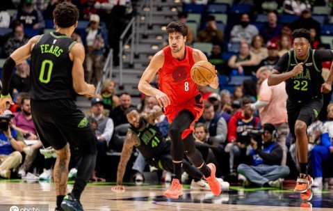 杨瀚森面部挫伤休战 开拓者不敌鹈鹕遭遇3连败