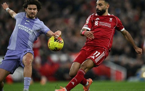 利物浦全民皆兵2-0布莱顿：萨拉赫怒喷事件，反倒让红军团结起来