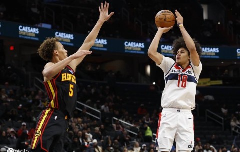 约翰逊30+12+12麦科勒姆空砍28分 老鹰胜奇才