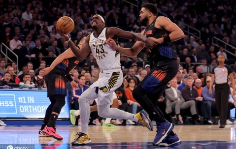 布伦森40分唐斯22+14哈特三双空砍 尼克斯加时负步行者