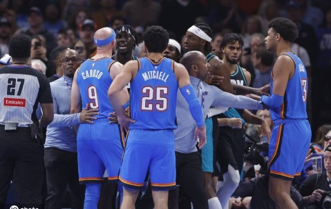 杨翰森8+4+3+1断1帽 SGA37分雷霆大胜开拓者