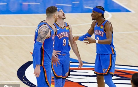 本赛季雷霆面对东部球队30胜3负 总决赛仅落后1分53秒