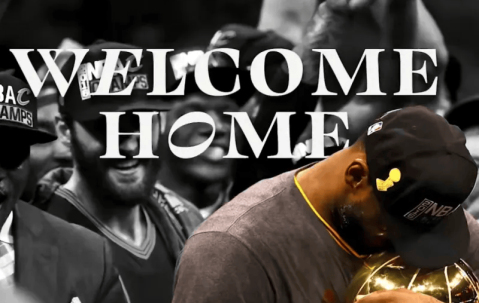 骑士主场播放詹姆斯致敬视频 老詹感动落泪