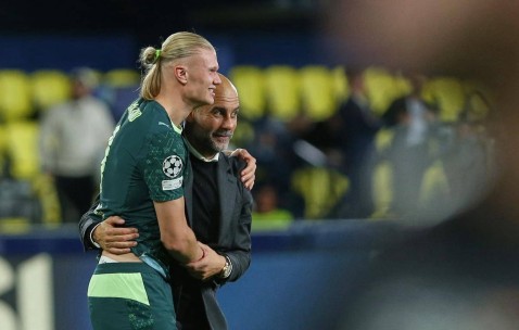 瓜帅笑了！贝尔纳多・席尔瓦头球建功，哈兰德12场22球创造足坛神话