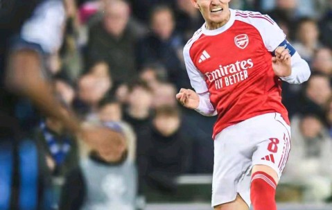 欧冠小组赛第6轮：阿森纳3-0客场完胜布鲁日，保持全胜佳绩