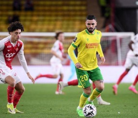 摩纳哥3-1力克南特，阿丁格拉双响炮助球队终结连败，稳步逼近法甲前五