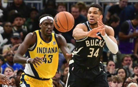 哈利伯顿17+15利拉德伤退 字母28分步行者胜雄鹿3-1领先