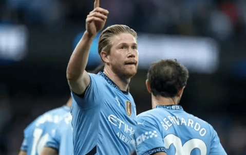 德布劳内收邀约，英超意甲美国队争抢曼城中场核心