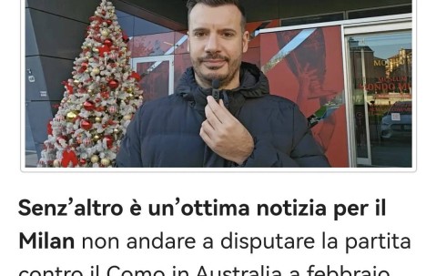 意甲知名评论员：菲尔克鲁格只是米兰的权宜之计，因为冬窗期预算有限，没钱投入