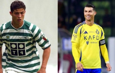 C罗薪水在23年内激增超12万倍