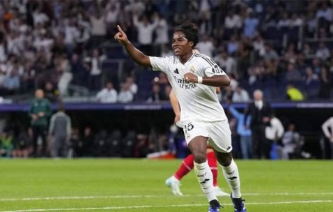 皇马9号恩德里克：137天0出场，阿隆索不给机会