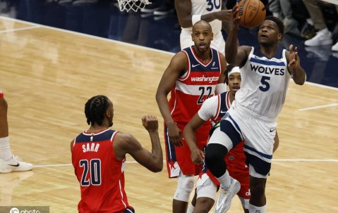 爱德华兹35+6麦科勒姆20分 森林狼大胜奇才