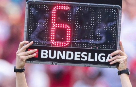 德甲比赛将显示实际补时时间 2026年1月1日正式生效