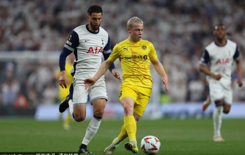 欧联-约翰逊38秒闪击麦迪逊破门+伤退 热刺3-1博德闪耀