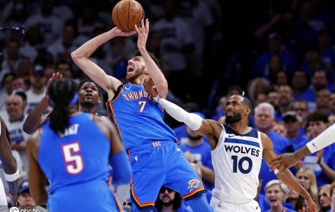 SGA34+8+7华子19分 雷霆轻取森林狼晋级总决赛