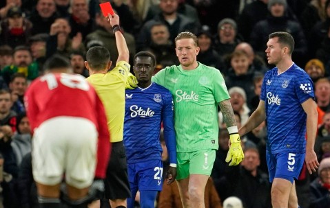 （外代二线）足球——英超联赛：埃弗顿胜曼联