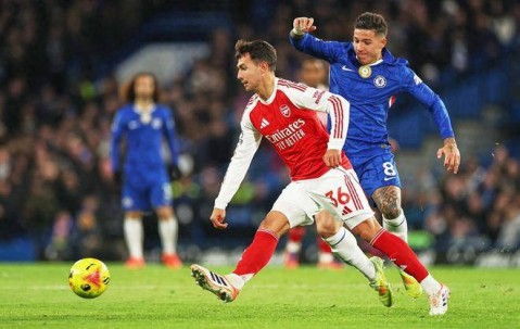 切尔西1比1战平阿森纳，伦敦德比成了全武行