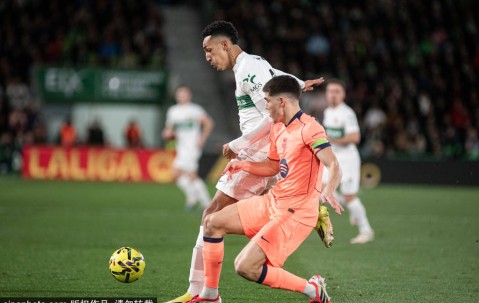 西甲-亚马尔闪击破门费兰建功+屡失良机 巴萨3-1埃尔切