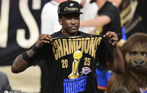 杰威5年2.87亿提前续约雷霆 三少薪资合计超8亿