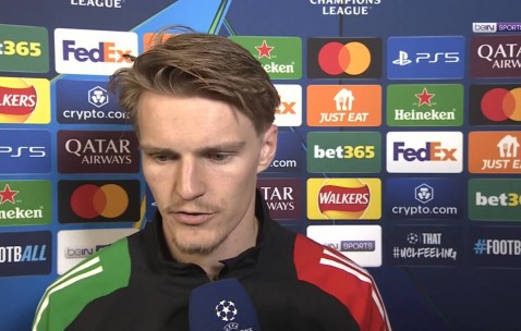 厄德高：我非常相信我们能逆转劣势，在伯纳乌我们就展现过实力