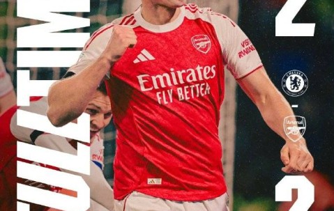 联赛杯-约克雷斯传射加纳乔双响 阿森纳3-2切尔西占先机