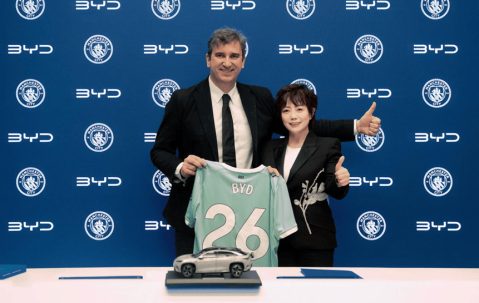 比亚迪和曼城牵手，绿色出行赋能绿茵赛场