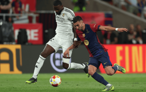 皇马遭遇双重打击：吕迪格停赛6场+半月板手术！贝林厄姆红牌争议反转