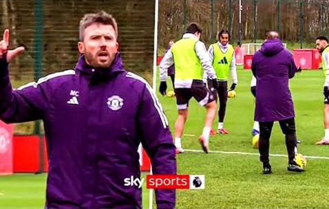 曼联若进欧冠有助获1.75亿赞助！卡里克训练示范惊呆球员，你们不行就我上