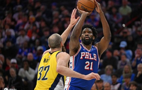 恩比德30分马克西29+8 步行者不敌76人