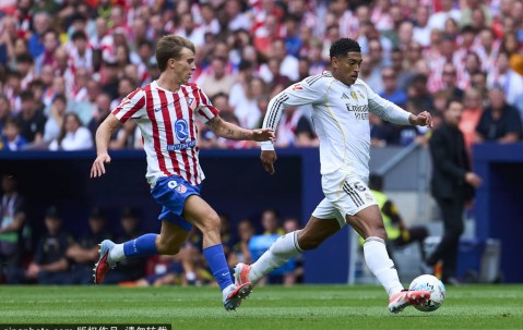 西甲-小蜘蛛双响姆巴佩破门难救主 马竞5-2送皇马赛季首败