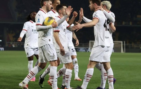 意甲！AC米兰胜仍第九，距欧冠区6分