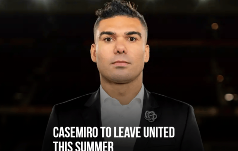 曼联官方宣布：卡塞米罗在本赛季结束后将以自由身离队