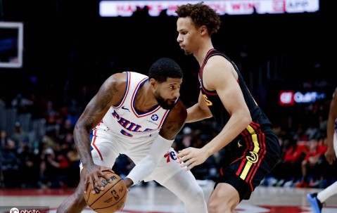 乔治空砍35分约翰逊12+10+12 老鹰险胜76人