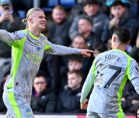 英超射手榜:哈兰德17球领跑,蒂亚戈11球紧随其后!仅2人上双!