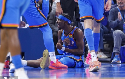 官方实力榜：雷霆居首湖人升第六 勇士下跌至NO.16