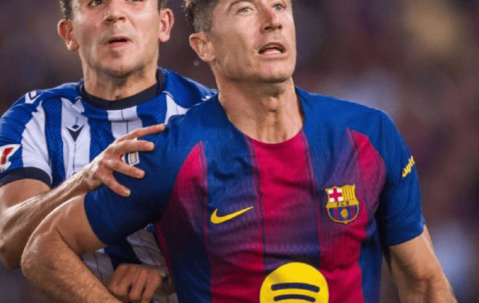 豪取4连胜，巴塞罗那2-1战胜皇家社会，1分之差力压皇马登顶西甲