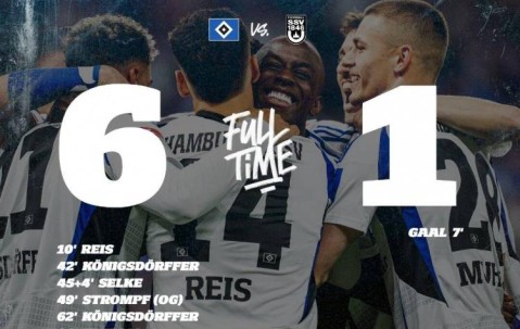 选择原谅！汉堡提前一轮升级 北大王时隔七年重返德甲