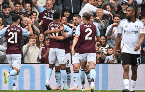 一场1-0，让英超争五形势更激烈，维拉狂揽60分，积分追平切尔西