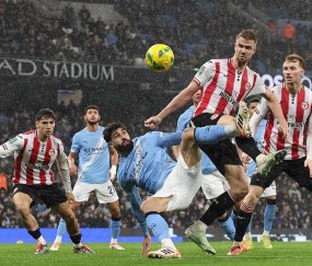 曼城2-0布伦特福德 晋级英联杯四强