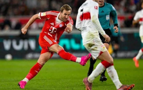 凯恩替补戴帽！德甲已造100球，领跑五大联赛射手榜，反超姆巴佩