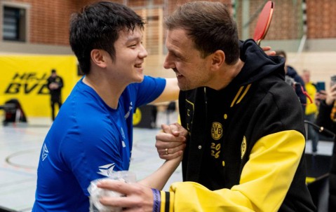 樊振东空砍2分惜败！德甲3-0横扫世界冠军，队友连输三场难救主