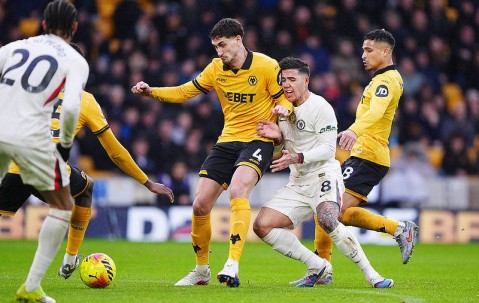 切尔西3-1狼队 帕尔默上演帽子戏法