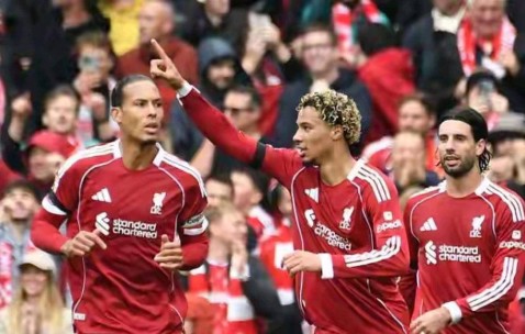 利物浦新赛季连胜开启 对阵宿敌延续强势