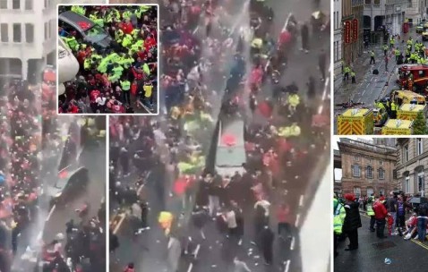 利物浦夺冠游行遭遇恐怖事故 汽车冲撞人群致多人受伤